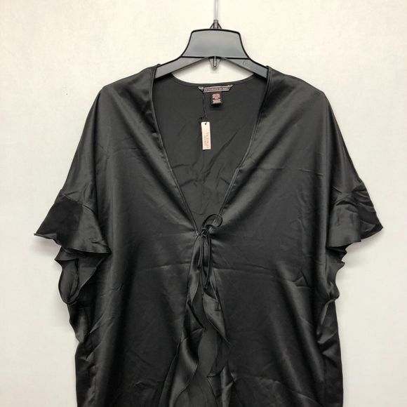 NWT Victoria’s Secret Women Short Sleeve Polyester Kimono Robe One Size B218 -19 - Picture 8 of 11